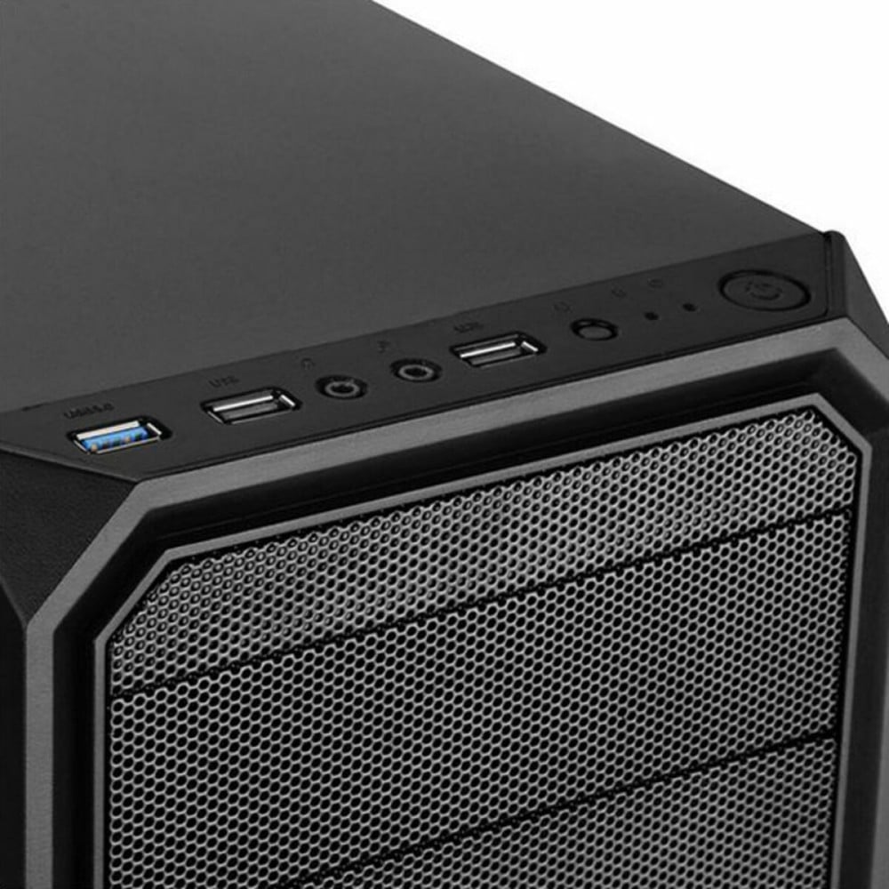 ATX Mini-Tower Gehäuse mit Kartenlesegerät Nox-Xtreme NXCBAYMX2 Schwarz