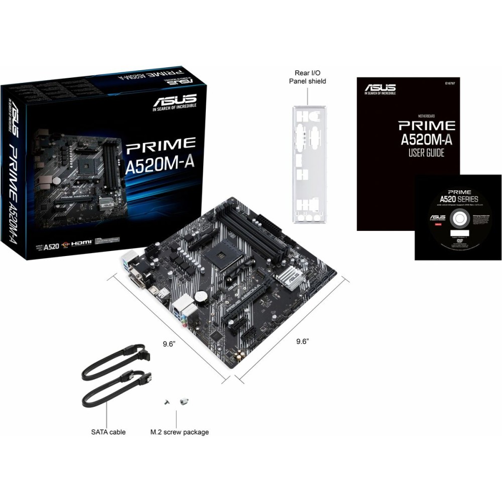 Carte Mère Asus 90MB17H0-M0EAYC AMD AM4 AMD A520 AMD