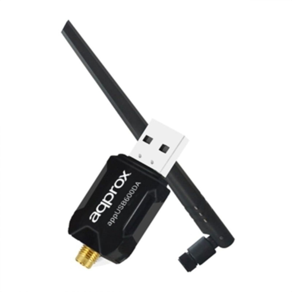 USB-WLAN-Adapter approx! APPUSB600DA Schwarz