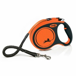 Dog Lead Flexi Xtreme Orange L