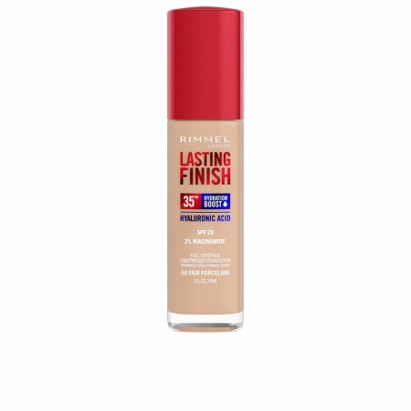 Cremige Make-up Grundierung Rimmel London Lasting Finish Nº 050 Fair Porcelain Spf 20 30 ml