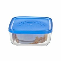 Boîte à lunch Borgonovo 6277815 Bleu 960 ml 15 x 15 x 6,2 cm (12 Unités) (Ø 15 cm)