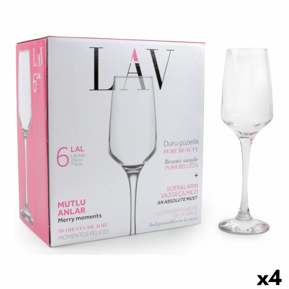 Set de Verres LAV Lal 6 Pièces (4 Unités) (6 pcs)