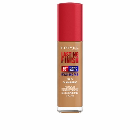 Base de Maquillage Crémeuse Rimmel London Lasting Finish Nº 350 Golden Honey Spf 20 30 ml