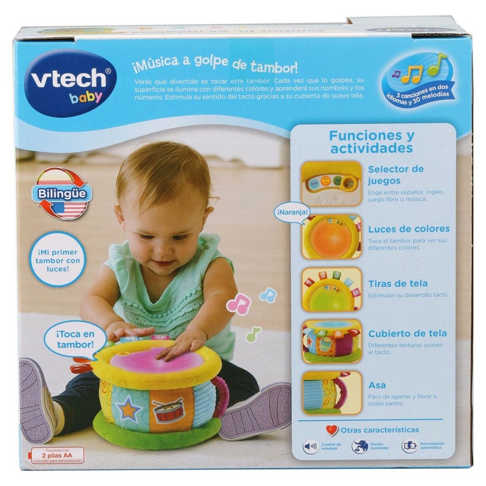 Interaktives Spielzeug Vtech Baby Trommel (ES-EN)