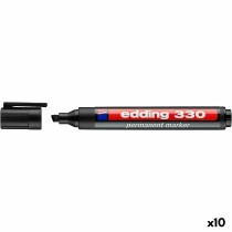 Dauermarker Edding 330 Schwarz (10 Stück)