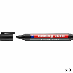 Dauermarker Edding 330 Schwarz (10 Stück)