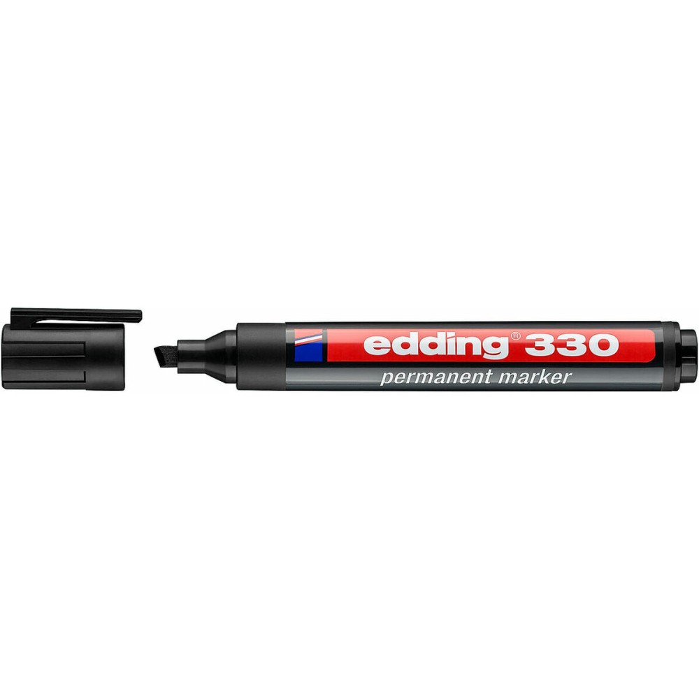 Dauermarker Edding 330 Schwarz (10 Stück)