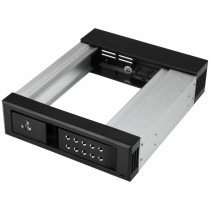 Boîtier pour disque dur Startech HSB1SATSASBA Noir