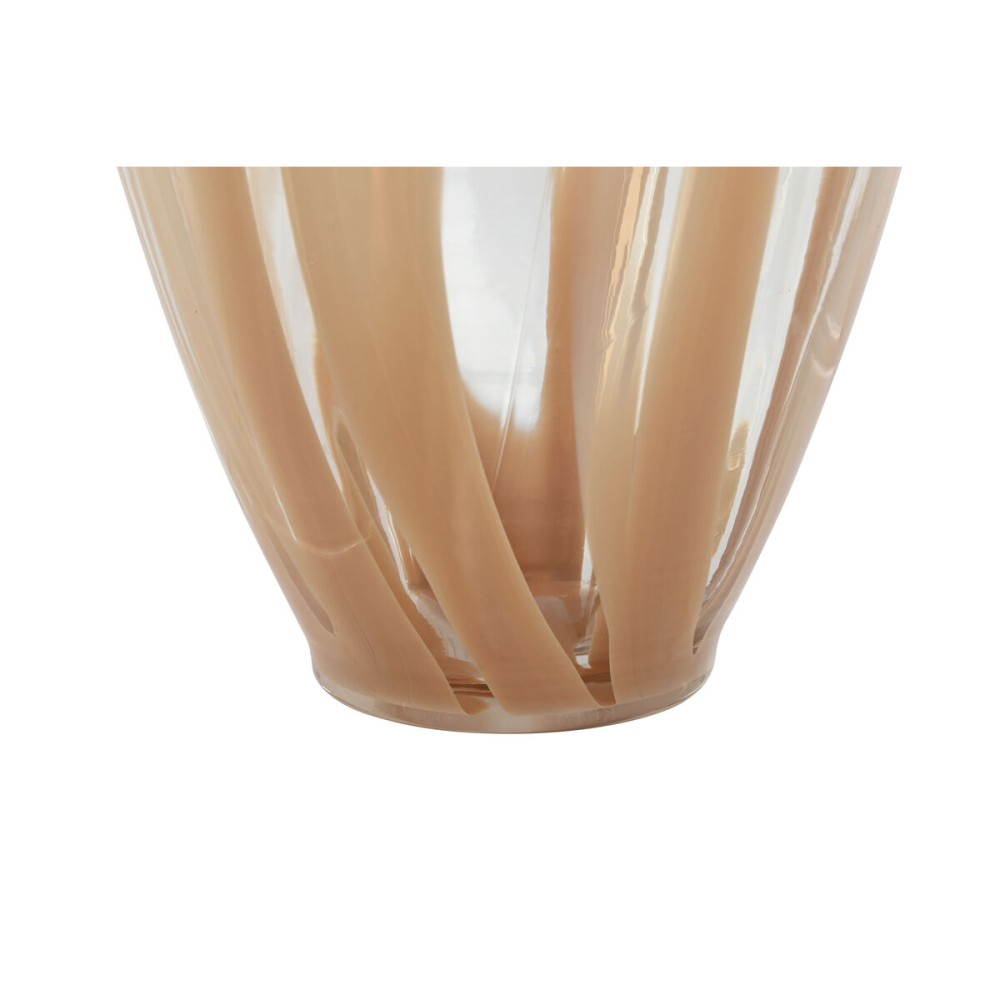 Vase Home ESPRIT Pêche Verre Moderne 17,5 x 17,5 x 44 cm