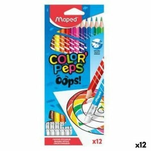 Colouring pencils Maped Color' Peps Multicolour 12 Pieces (12 Units)