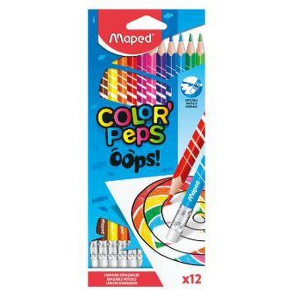 Crayons de couleur Maped Color' Peps Multicouleur 12 Pièces (12 Unités)