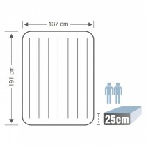 Inflatable Mattress Intex Full Dura-Beam Prestige 137 x 25 x 191 cm 3 Units