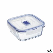 Lunchbox hermetisch Luminarc Pure Box Active 760 ml zweifarbig Glas (6 Stück)