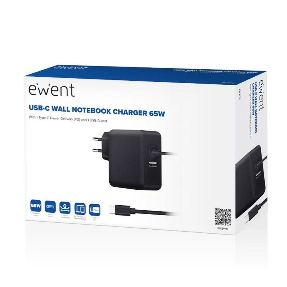 Chargeur d'ordinateur portable Ewent EW3978 65 W