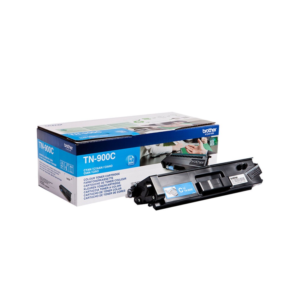 Original Toner Brother TN-900C Blau Schwarz Türkis