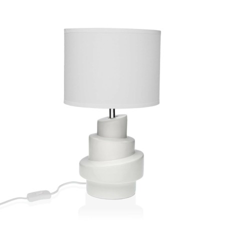 Lampe de bureau Versa Blanc Céramique 20 x 35 cm