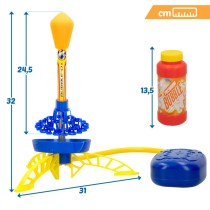 Bubble Blowing Game Rocket 237 ml 90 x 32 x 31 cm (4 Units)