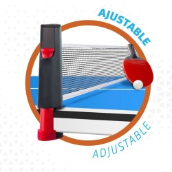 Ping Pong Set with Net Aktive 165 x 19,5 x 5,5 cm (4 Units)