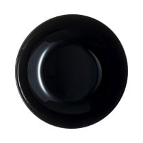 Assiette creuse Luminarc Zelie Negro Noir verre Ø 20 cm (12 Unités)