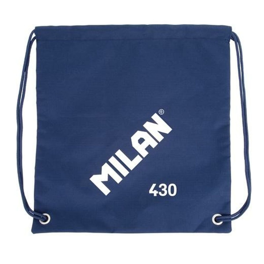 Rucksacktasche mit Bändern Milan Since 1918 Blau 42 x 34 x 0,7 cm