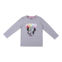 Children’s Long Sleeve T-shirt Minnie Mouse Grey