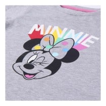 Langarm T-Shirt für Kinder Minnie Mouse Grau