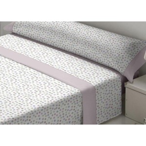 Bedding set Tejidos Reina Fides White Pink Super king