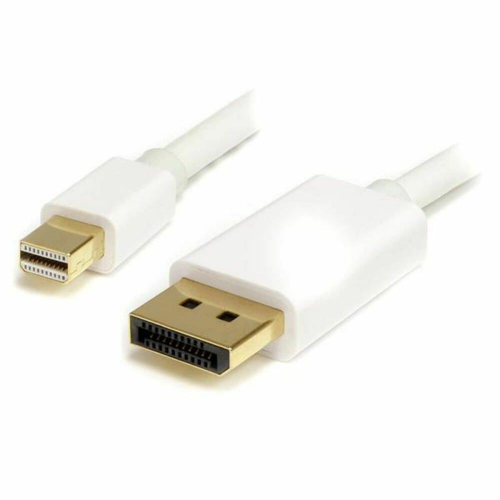 Mini-DisplayPort-Kabel zu DisplayPort Startech MDP2DPMM2MW          (2 m) Weiß 4K Ultra HD