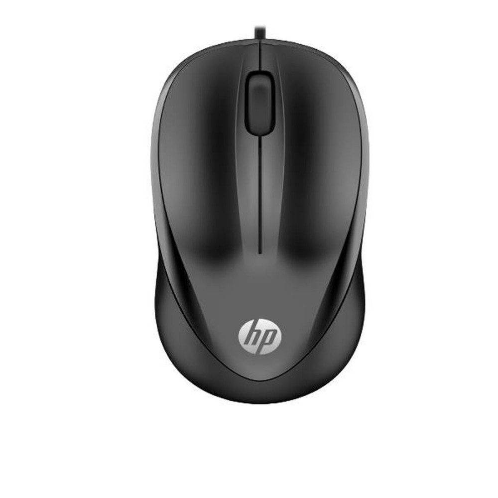 Maus mit Kabel und optischem Sensor HP 4QM14AAABB Schwarz