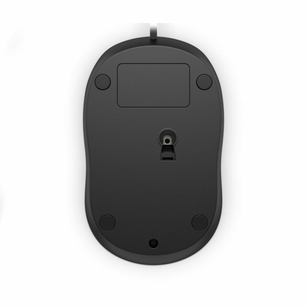 Maus mit Kabel und optischem Sensor HP 4QM14AAABB Schwarz