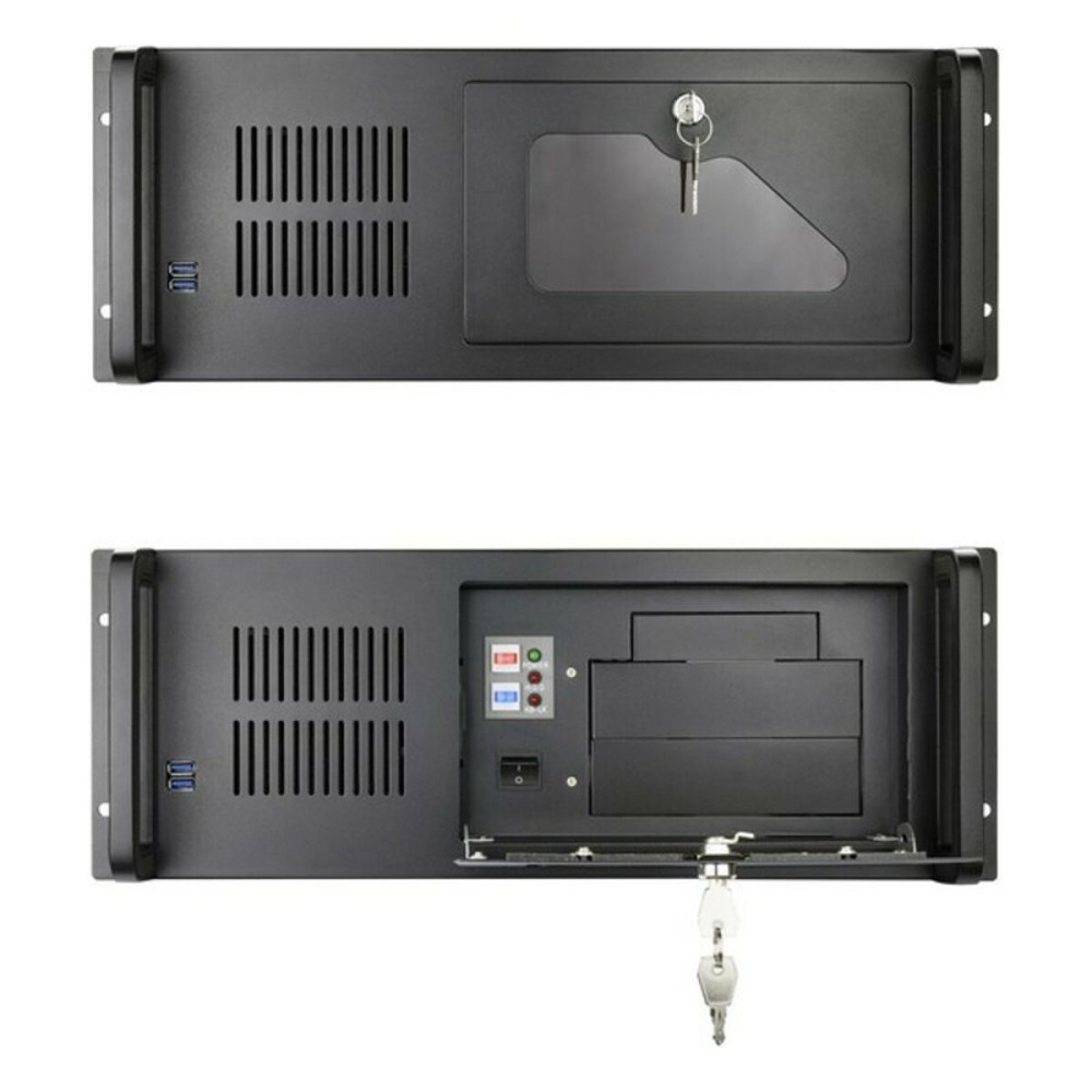 Boîtier ATX TooQ RACK-406N-USB3 19" 4U Noir