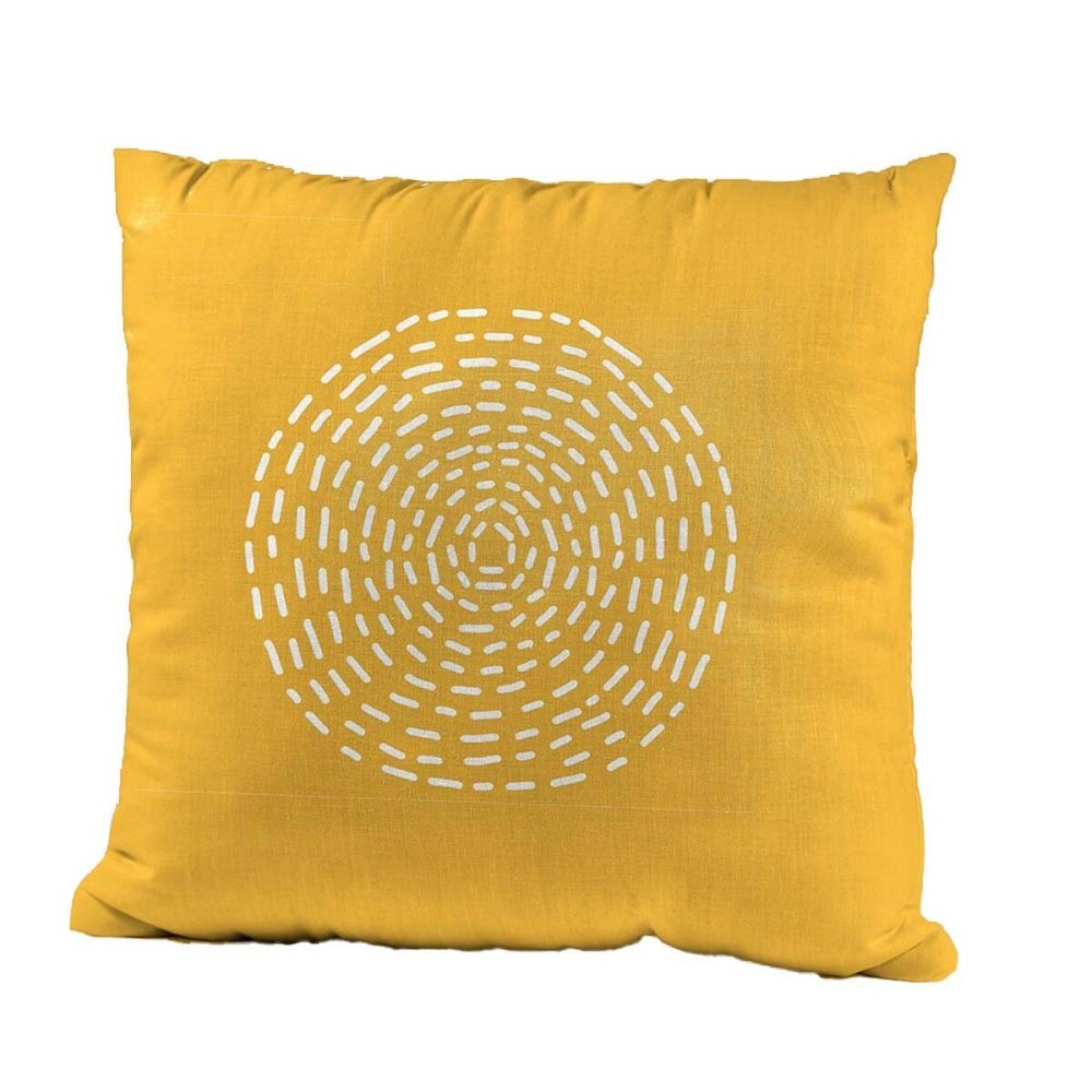 Cushion étnico Mustard 45 x 10 x 45 cm