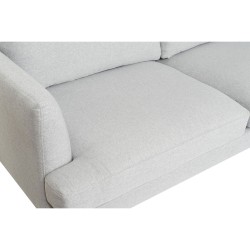 Chaise Longue Sofa DKD Home Decor Light grey Metal 250 x 160 x 85 cm