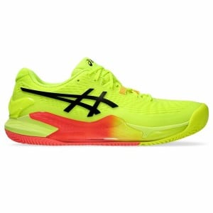 Chaussures de Tennis pour Homme Asics Gel-Resolution 9 Clay Paris Jaune