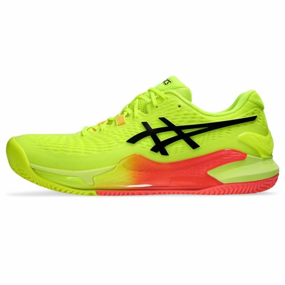 Chaussures de Tennis pour Homme Asics Gel-Resolution 9 Clay Paris Jaune