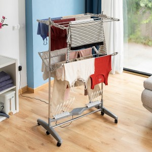 Foldable Electric Drying Rack with Natural Airflow Dryllon InnovaGoods 12 Bars 24 W (Refurbished B)