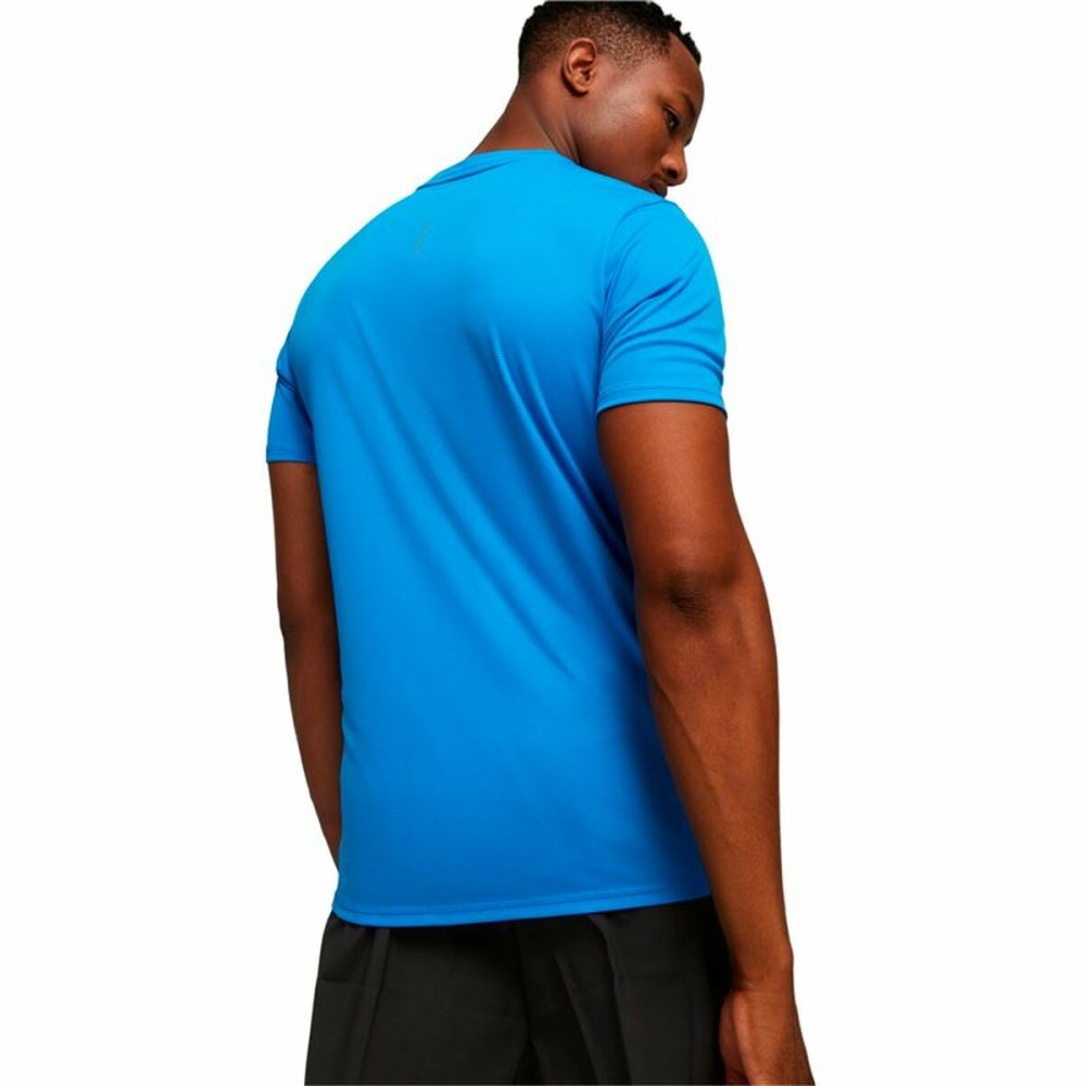 Men’s Short Sleeve T-Shirt Puma Run Favorite Ss Sky blue