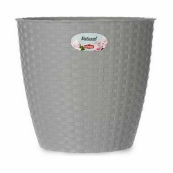 Plant pot Stefanplast Grey Plastic 29 x 26,5 x 29 cm (6 Units)