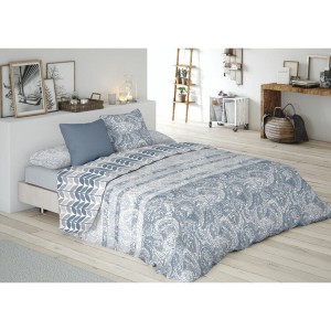 Housse de Couette Pierre Cardin ANGELICA Bleu 144 Fils 180 x 230 cm