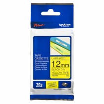 Ruban Laminé pour Etiqueteuses Brother TZE631 Noir/Jaune 12 mm x 8 m