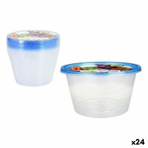 Panier-repas rond avec couvercle Privilege 49791 1 L 7 Pièces (24 Unités)