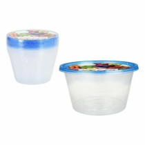 Panier-repas rond avec couvercle Privilege 49791 1 L 7 Pièces (24 Unités)