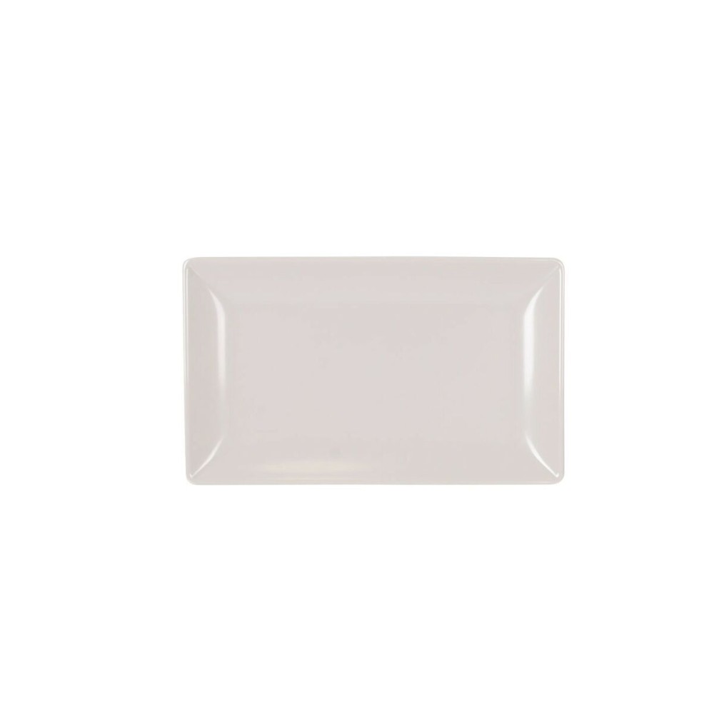 Tablett für Snacks La Mediterránea Weiß 25 x 15 x 2 cm (12 Stück)