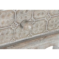 Meuble d'Entrée avec 2 Tiroirs DKD Home Decor Blanc Marron Bois de manguier 91 x 42 x 81 cm