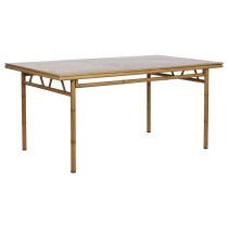 Ensemble Table + 4 Chaises Home ESPRIT Aluminium 160 x 90 x 75 cm (5 Pièces)