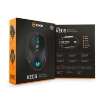 LED Gaming Mouse Krom Keos 6400 dpi Black