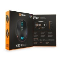 Souris Gaming avec LED Krom Keos 6400 dpi Noir