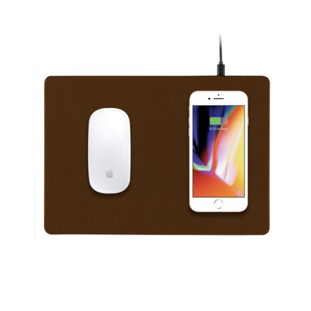 Mat with Wireless Charger MiniBatt Pad Brown