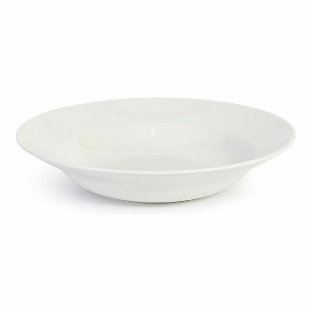 Assiette à pâtes La Mediterránea Bari Grès Blanc (6 Unités)